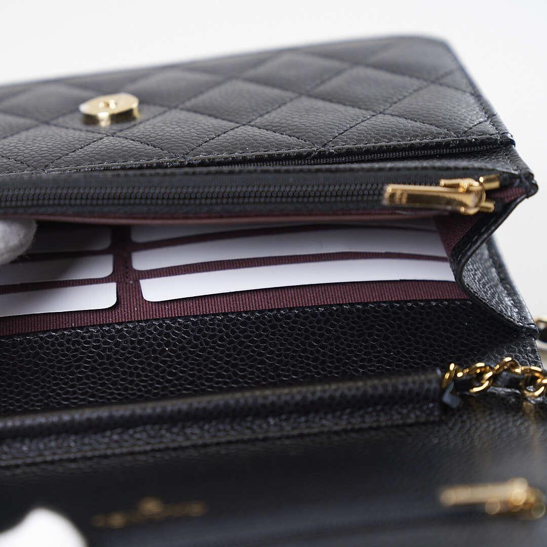 【CHANEL】 チェーンウォレット マトラッセ chain wallet